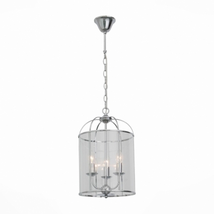 Подвесная люстра ST Luce Odierno SL267.103.03 в замковом стиле, цвет хром