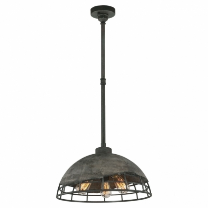 Подвесная люстра Lussole Loft LSP-9643 в стиле лофт, цвет серый, мощность 180 Вт