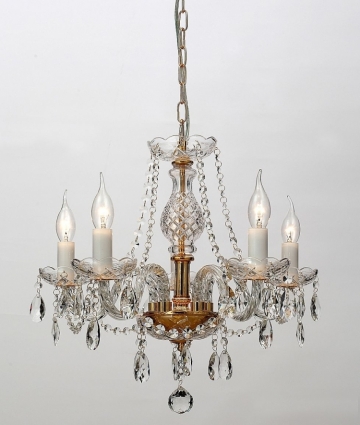 Подвесная люстра Favourite Monreal 1735-5P в классическом стиле, цвет прозрачный