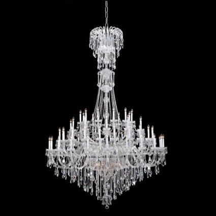 Каскадная люстра Crystal Lux Queen SP78 в классическом стиле, цвет прозрачный, мощность 1950 Вт