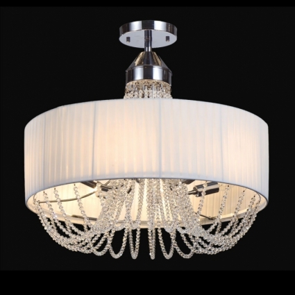 Потолочная люстра Newport 1406/S white в стиле арт-деко, цвет белый, мощность 360 Вт