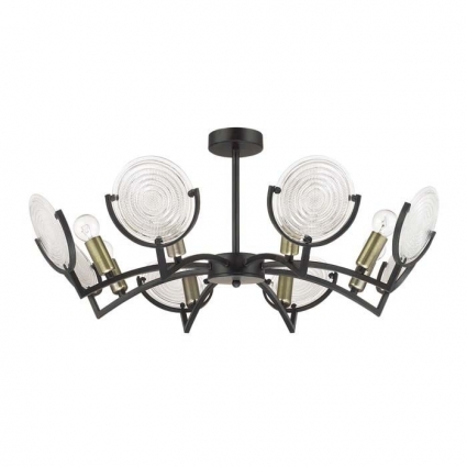 Потолочная люстра Lumion Lunapiena 3510/8C в стиле лофт, цвет белый