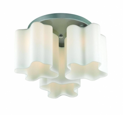 Потолочная люстра ST Luce Onde SL116.502.03 в стиле Хай-тек, цвет белый