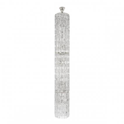 Каскадная люстра Arti Lampadari Lazio E 1.9.35.501 N в стиле модерн, цвет матовый никель
