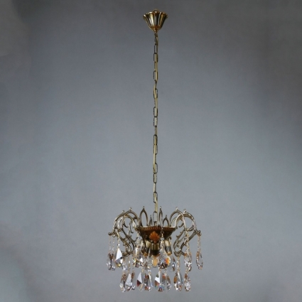 Подвесная люстра Ambiente Alicante 8888/3 CL PB Tear Drop в стиле арт-деко, цвет бронза