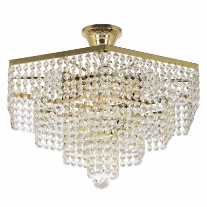 Потолочная люстра Arti Lampadari Loreto E 1.5.40.600 G в стиле модерн, цвет золотой