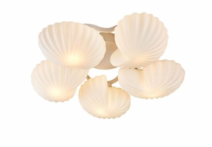 Потолочная люстра ST Luce Conglia SL534.502.05 в морском стиле, цвет белый