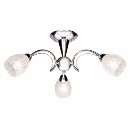 Потолочная люстра Silver Light Eseniya 127.54.3 в современном стиле, цвет белый