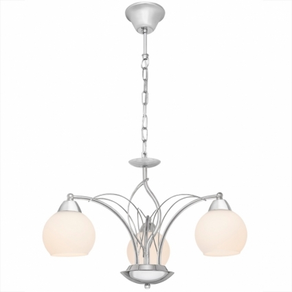 Подвесная люстра Silver Light Adele 138.54.3 в стиле модерн, цвет белый