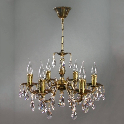 Подвесная люстра Ambiente Benisa 2226/6 PB Tear Drop в классическом стиле, цвет бронза