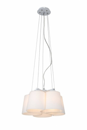 Подвесная люстра ST Luce Chiello SL543.503.05 в современном стиле, цвет белый