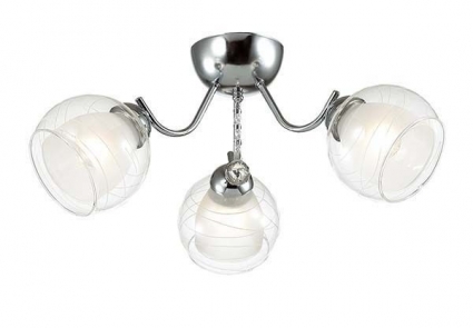 Потолочная люстра Lumion Brinna 3071/3C в современном стиле, цвет белый, мощность 120 Вт