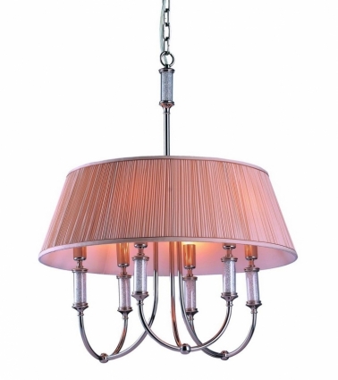 Подвесная люстра Divinare Eleganza 1167/01 SP-6 в классическом стиле, цвет бежевый
