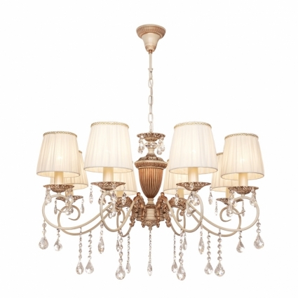 Подвесная люстра Silver Light Pallada 731.51.8 в классическом стиле, цвет бежевый
