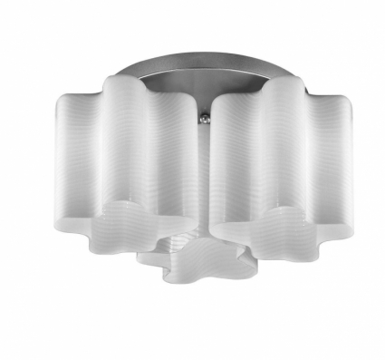 Потолочная люстра ST Luce Onde SL117.502.03 в стиле Хай-тек, цвет белый