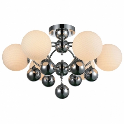 Потолочная люстра ST Luce SL715.102.06 в стиле Хай-тек, цвет белый, мощность 360 Вт