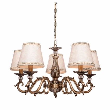 Подвесная люстра Silver Light Louise 512.53.5 в классическом стиле, цвет бежевый