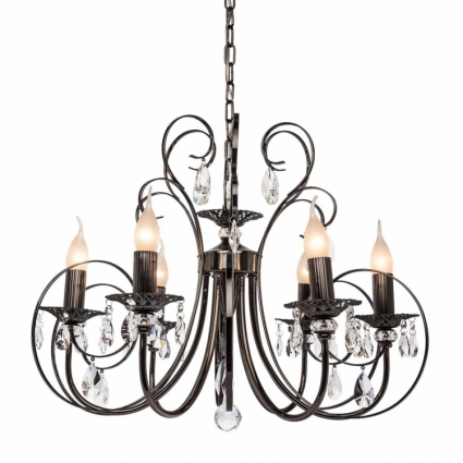 Подвесная люстра Silver Light Vienna 155.59.6 в стиле модерн, цвет черный