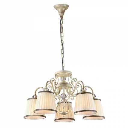 Подвесная люстра Maytoni Vintage ARM420-05-G в стиле модерн, цвет бежевый