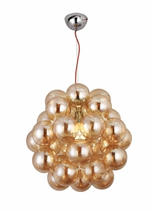 Подвесная люстра ST Luce Odetta SL533.093.03 в стиле Хай-тек, цвет желтый