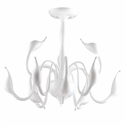 Потолочная люстра Lightstar Cigno Collo Wt 751026 в стиле Хай-тек, цвет белый