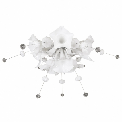 Потолочная люстра Lightstar Celesta 893026 в стиле арт-деко, цвет белый