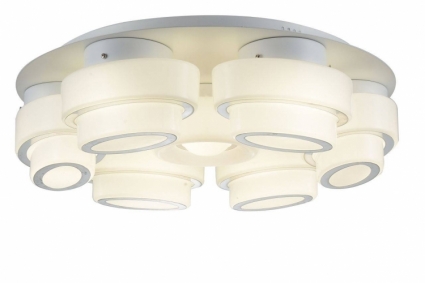 Потолочная люстра ST Luce Ovale SL546.502.07 в стиле Хай-тек, цвет белый