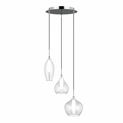 Подвесная люстра Lightstar Pentola 803051 в современном стиле, цвет серый