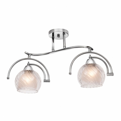 Потолочная люстра Silver Light Sfera 255.54.2 в современном стиле, цвет белый