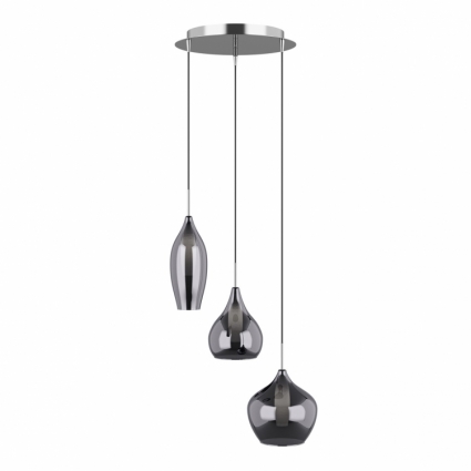 Подвесная люстра Lightstar Pentola 803057 в современном стиле, цвет серый