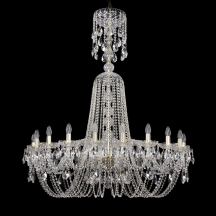 Подвесная люстра Bohemia Ivele 1402/20/400/XL-140/G в классическом стиле, цвет золотой