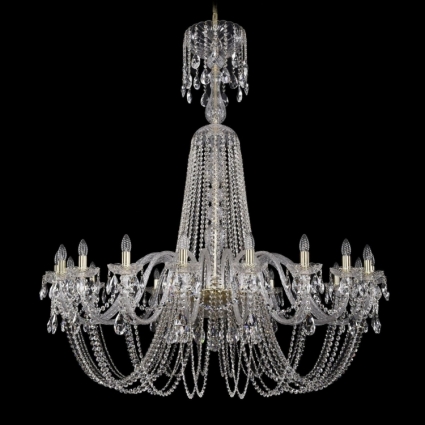 Подвесная люстра Bohemia Ivele 1402/20/530/XL-164/G в классическом стиле, цвет золотой