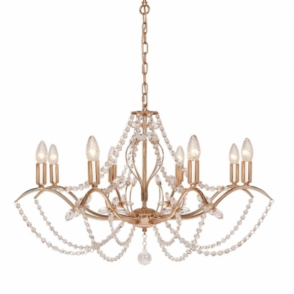 Подвесная люстра Silver Light Antoinette 726.58.8 в классическом стиле, цвет золотой