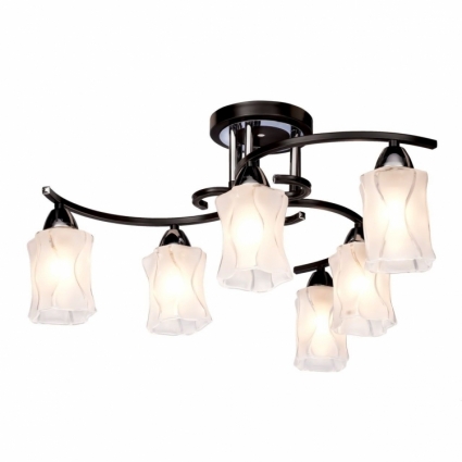 Потолочная люстра Silver Light Coffee 239.59.6 в современном стиле, цвет белый