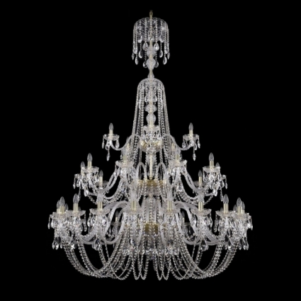 Подвесная люстра Bohemia Ivele 1402/20+10+5/530/XL-206/3d/G в классическом стиле, цвет золотой