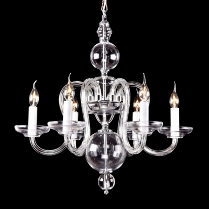 Подвесная люстра ST Luce Ninfa SL757.103.06 в стиле прованс, цвет белый