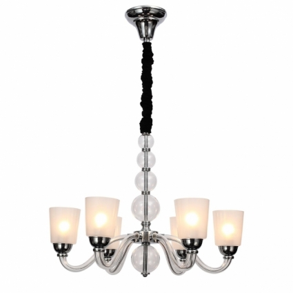 Подвесная люстра ST Luce Signora SL681.103.06 в современном стиле, цвет белый