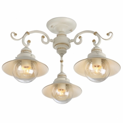 Потолочная люстра Arte Lamp 7 A4577PL-3WG в морском стиле, цвет белый