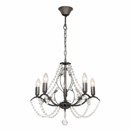 Подвесная люстра Silver Light Antoinette 726.59.5 в классическом стиле, цвет хром
