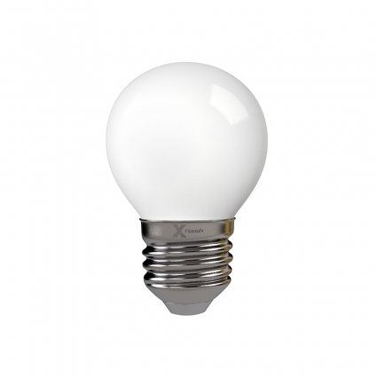 Лампа светодиодная E27 6,5W 4000K шар матовый LE-P45-6.5/E27/840 L133, цвет белый