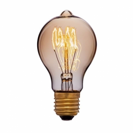 Sun Lumen Лампа накаливания E27 40W груша золотая 051-866 цвет золотой