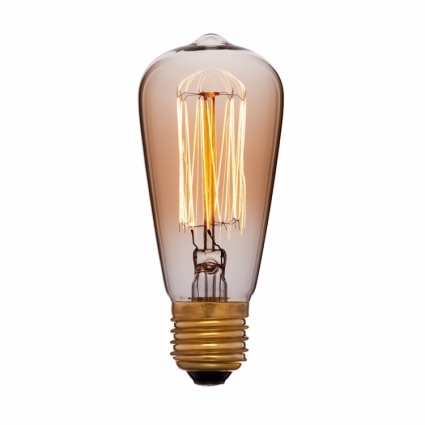 Sun Lumen Лампа накаливания E14 25W колба золотая 053-587 цвет золотой