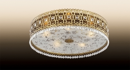 Потолочный светильник Odeon Light Salona 2641/5C в восточном стиле, цвет белый