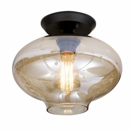 Потолочный светильник Crystal Lux Mar PL1 в стиле лофт, цвет коричневый