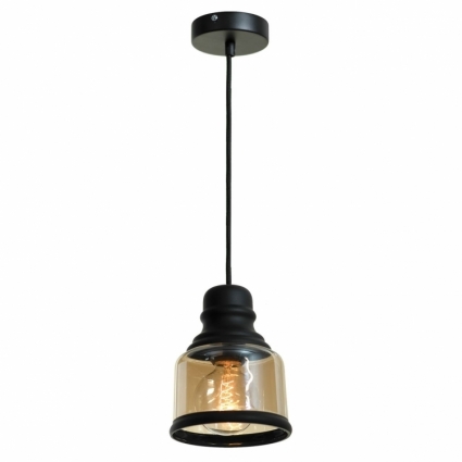 Подвесной светильник Lussole Loft LSP-9688 в стиле лофт, цвет черный