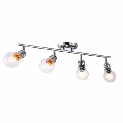 Спот Arte Lamp Fuoco A9265PL-4CC в стиле лофт, цвет хром, мощность 240 Вт