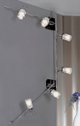Трековая система Lussole Abruzzi LSL-7909-06 в современном стиле, цвет хром