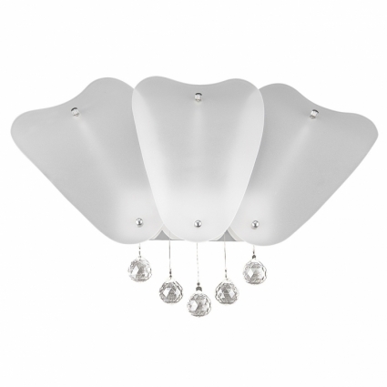 Бра Lightstar Lobo 804640 в стиле арт-деко, цвет белый
