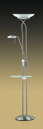 Торшер Odeon Light Axton 2486/F в современном стиле, цвет белый, мощность 600 Вт