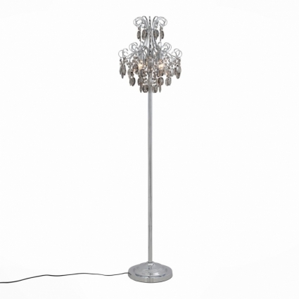 Торшер ST Luce Orecchini SL846.105.04 в стиле арт-деко, цвет серый, мощность 160 Вт